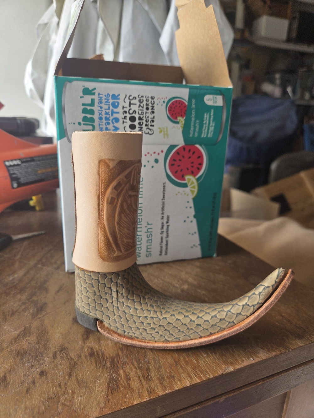 Leather Mini Cover Boot For Shot Glass